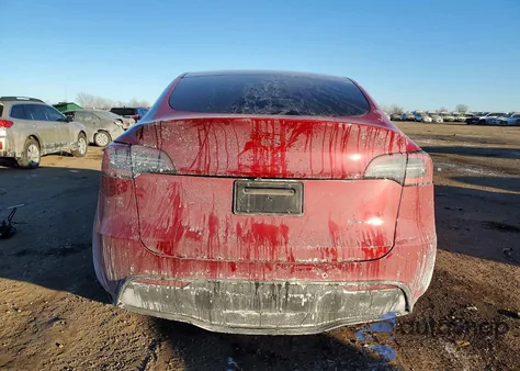 2020 Tesla Model Y z USA, uszkodzony, nr VIN 5YJYGDEE8LF042089